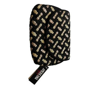 Americana by sharif makeup bag NWT woven with mirror